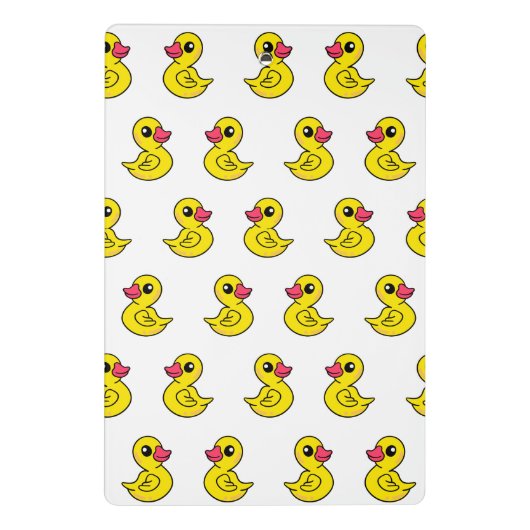 Rubber Duck Pattern Mini Klembord (Achterkant)