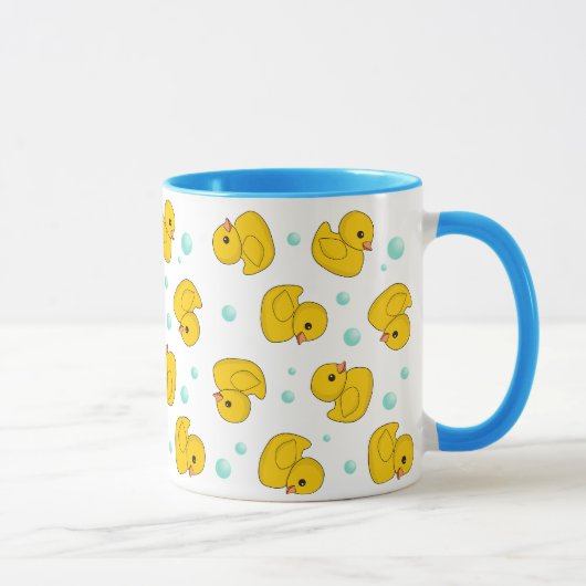 Rubber Duck Pattern Mok (Rechts)