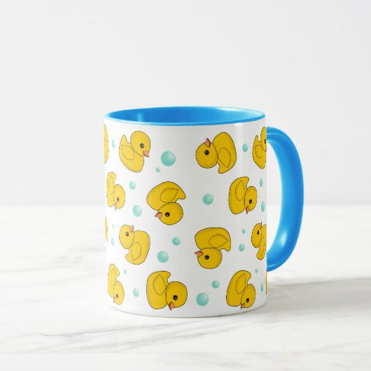 Rubber Duck Pattern Mok (Voorkant rechts)