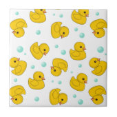 Rubber Duck Pattern Tegeltje (Voorkant)