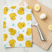 Rubber Duck Pattern Theedoek (Quarter Fold)