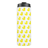 Rubber Duck Pattern Tumbler Thermosbeker (Voorkant)