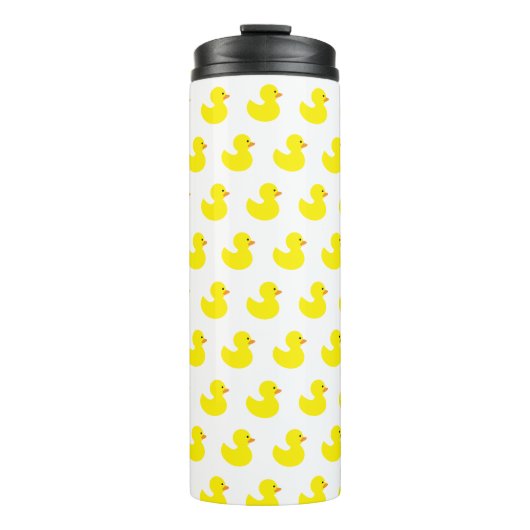 Rubber Duck Pattern Tumbler Thermosbeker (Voorkant)