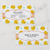 Rubber Duck Pattern Visitekaartje (Voorkant / Achterkant)