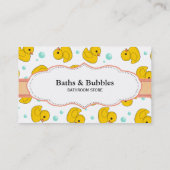 Rubber Duck Pattern Visitekaartje (Achterkant)