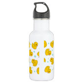 Rubber Duck Pattern Waterfles (Achterkant)