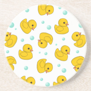 Rubber Duck Pattern Zandsteen Onderzetter