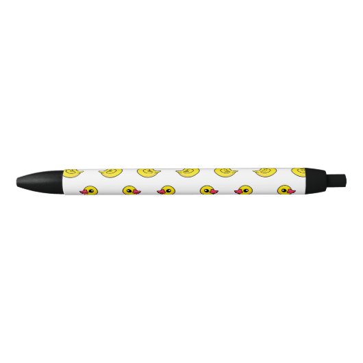 Rubber Duck Pattern Zwarte Inkt Pen (Voorkant)