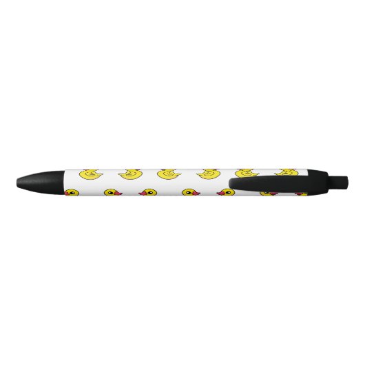 Rubber Duck Pattern Zwarte Inkt Pen (Achterkant)