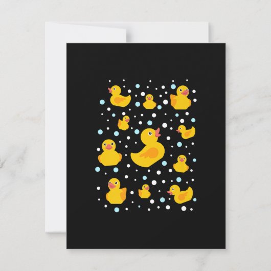 Rubber Duck Print Kaart (Voorkant)