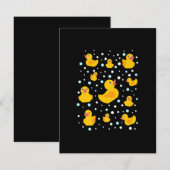 Rubber Duck Print Kaart (Voorkant / Achterkant)
