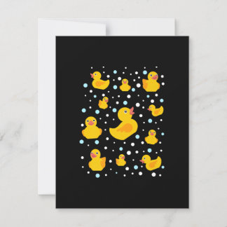 Rubber Duck Print Kaart