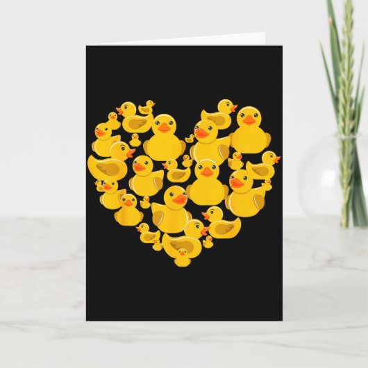 Rubber Duck Quack For Men Women Boy Girls Valentin Kaart (Voorkant)