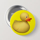 Rubber Duck Ronde Button 7,6 Cm (Voorkant /achterkant)
