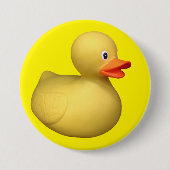 Rubber Duck Ronde Button 7,6 Cm (Voorkant)