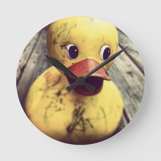 Rubber Duck Ronde Klok (Voorkant)