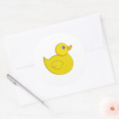 Rubber Duck Ronde Sticker (Envelop)