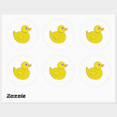 Rubber Duck Ronde Sticker (Vel)