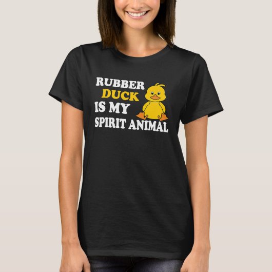 Rubber Duck Rubberduck badduck T-shirt (Voorkant)