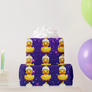 Rubber Duck Schattige Charmant Thema Geïnspireerd Cadeaupapier