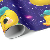 Rubber Duck Schattige Charmant Thema Geïnspireerd Cadeaupapier (Rol Hoek)