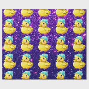 Rubber Duck Schattige Charmant Thema Geïnspireerd Cadeaupapier