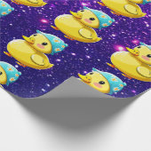 Rubber Duck Schattige Charmant Thema Geïnspireerd Cadeaupapier (Hoek)