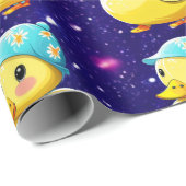 Rubber Duck Schattige Charmant Thema Geïnspireerd Cadeaupapier (Rol Hoek)