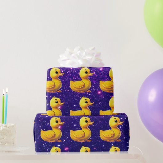 Rubber Duck Schattige Charmant Thema Geïnspireerd Cadeaupapier (Feestgeschenken)
