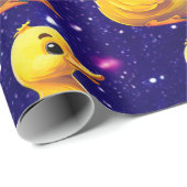 Rubber Duck Schattige Charmant Thema Geïnspireerd Cadeaupapier (Rol Hoek)