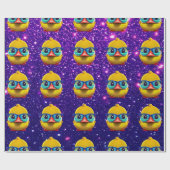 Rubber Duck Schattige Charmant Thema Geïnspireerd Cadeaupapier (Vlak)