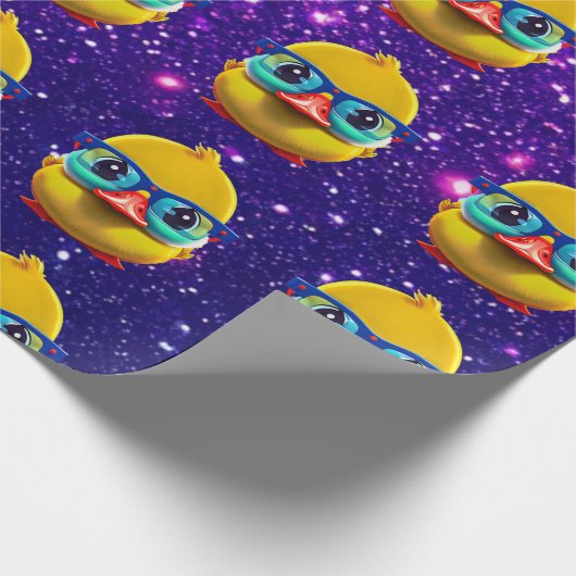 Rubber Duck Schattige Charmant Thema Geïnspireerd Cadeaupapier (Hoek)