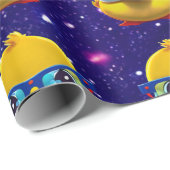 Rubber Duck Schattige Charmant Thema Geïnspireerd Cadeaupapier (Rol Hoek)
