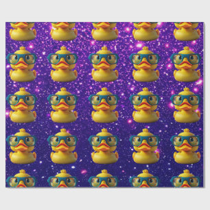 Rubber Duck Schattige Charmant Thema Geïnspireerd Cadeaupapier