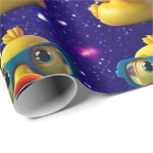 Rubber Duck Schattige Charmant Thema Geïnspireerd Cadeaupapier (Rol Hoek)