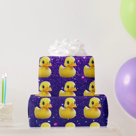 Rubber Duck Schattige Charmant Thema Geïnspireerd Cadeaupapier (Feestgeschenken)