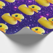 Rubber Duck Schattige Charmant Thema Geïnspireerd Cadeaupapier (Hoek)
