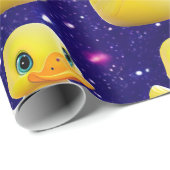 Rubber Duck Schattige Charmant Thema Geïnspireerd Cadeaupapier (Rol Hoek)