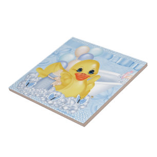 Rubber Duck Shower Ceramic Tile Tegeltje