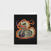 Rubber Duck Skeleton Rubber Duckie Kostuum Party Kaart (Voorkant)