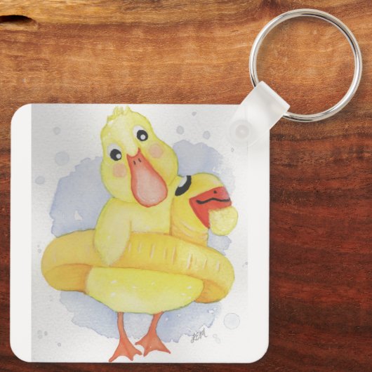 Rubber Duck Sleutelhanger (Achterkant)
