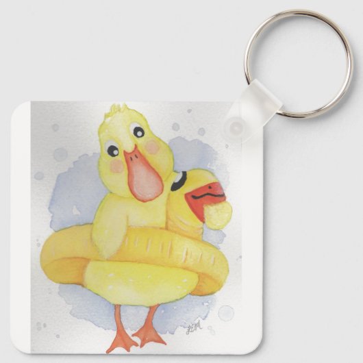 Rubber Duck Sleutelhanger (Achterkant)