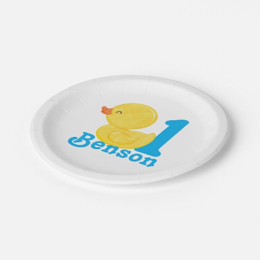 Rubber Duck, speciaal gepersonaliseerd, Bord op ja (Gekanteld)