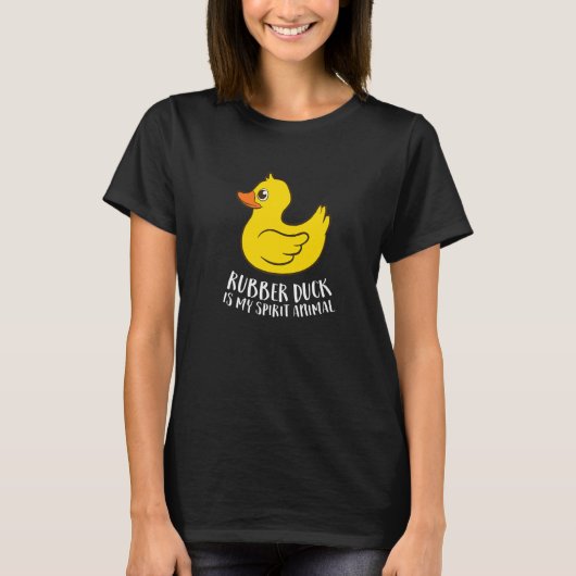 Rubber Duck Spirit Animal Duck T-shirt (Voorkant)