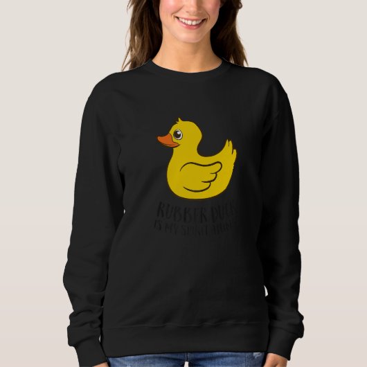 Rubber Duck Spirit Animal Duck Trui (Voorkant)