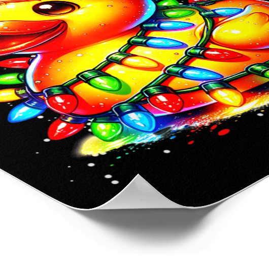 Rubber Duck Squad Christmas Light Reindeer Crew Xm Poster (Hoek)