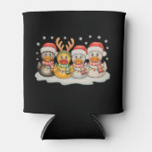 Rubber Duck Squad Kerstman Rendier Kerstlichten Blikjeskoeler (Voorkant)