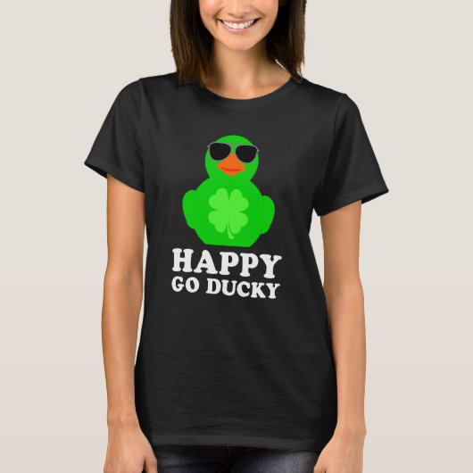 Rubber Duck Sunbril Lucky St Patrick's Day 1 T-shirt (Voorkant)