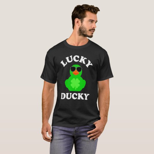 Rubber Duck Sunbril Vier Leaf C Lucky Ducky 3 T-shirt (Voorkant volledig)