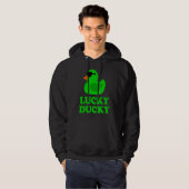 Rubber Duck Sunglasses Lucky Ducky Cool Animal Gra Hoodie (Voorkant volledig)